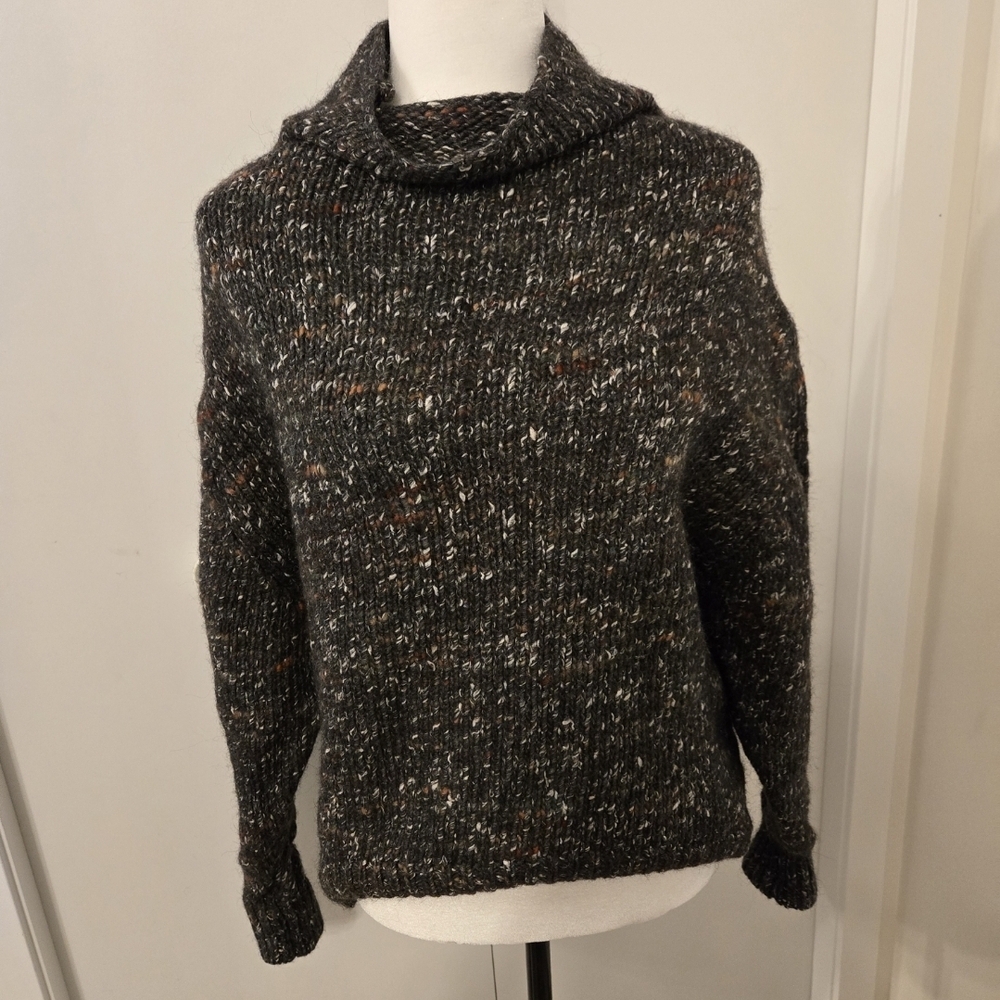 Wilfred Brown Speckled Montpellier Knit Sweater XS